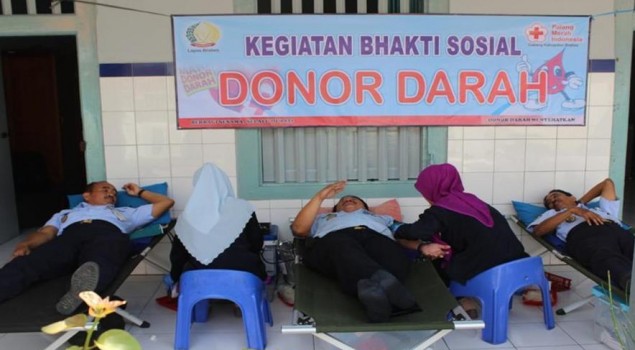 HUT PEMASYARAKATAN, LAPAS BREBES GELAR DONOR DARAH