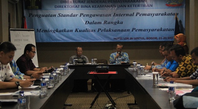 DITJENPAS UPAYAKAN PENGUATAN STANDAR PENGAWASAN INTERN PEMASYARAKATAN
