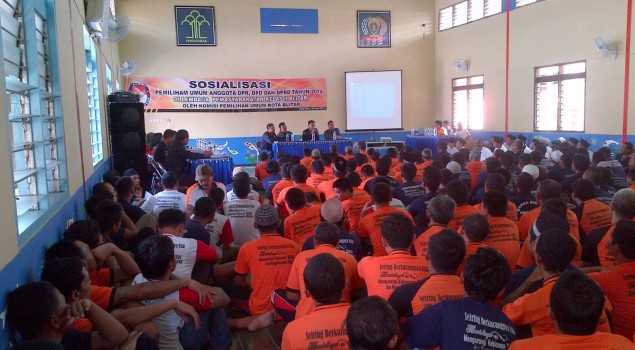 SOSIALISASI PEMILU DI LAPAS KLAS IIB BLITAR