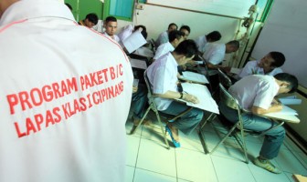 13 Tahanan Lapas Anak Pakjo Ikut UN SMP