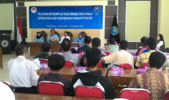 11 Klien Bapas Yogyakarta Ikuti Pelatihan Keterampilan