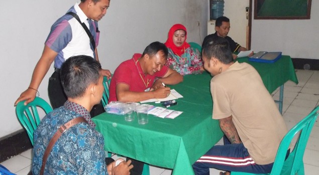 20 WBP Lapas Tasikmalaya Menjalani Tes Urine