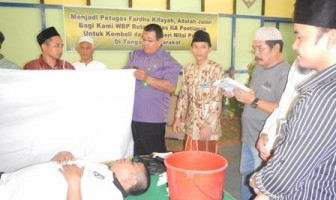 Pelatihan Fardu Kifayah Warga Binaan Rutan Klas IIA Pontianak 