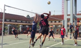 Turnamen Voli Kepala Rutan Cup I Memasuki Pertandingan 8 Besar