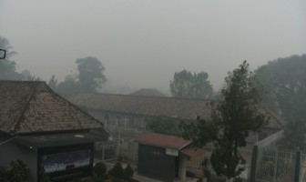 EFEK KABUT ASAP, WBP TANJUNG RAJA BUTUH MASKER