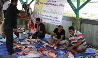 KAKANWIL MALUKU HADIRI PERINGATAN IDUL ADHA DI RUTAN AMBON