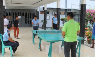 LAPAS INDRAMAYU, TUAN RUMAH PERTANDINGAN TENIS MEJA