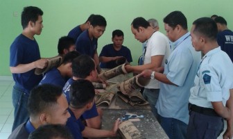 WBP Lapas Sleman Ikuti Pelatihan Membuat Paper Bag