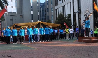 Peringati Hari Dharma Karyadhika, Kemenkumham Gelar Jalan Santai Sehat