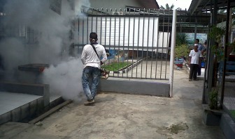 CEGAH DBD LAPAS RANTAUPRAPAT SISIR AREA LAPAS DENGAN FOGING