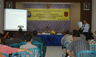BAPAS MADIUN PAPARKAN TEKNIS APLIKASI SPPA KEPADA JAJARAN PENEGAK HUKUM MADIUN