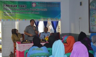 WBP WANITA LAPAS GORONTALO IKUTI PELATIHAN SULAM