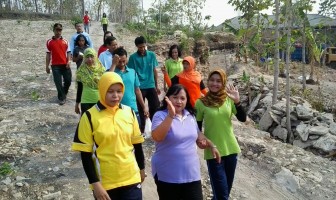 JUMAT SEHAT, PEGAWAI RUTAN BANTUL DAKI BUKIT