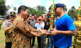 IKUTI LOMBA TARIK TAMBANG LAPAS MUARA ENIM RAIH JUARA I