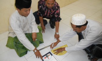 Pengukuran Arah Kiblat Masjid Lapas
