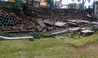 Hujan Angin Robohkan Pagar Lapas Sukamiskin Setinggi 5 Meter