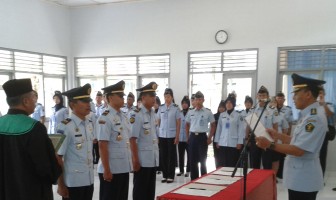 Lapas Sleman Laksanakan Mutasi Pejabat Eselon V