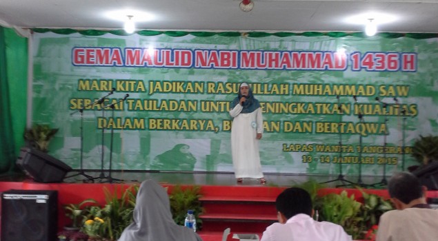 Peringati Maulid Nabi Muhammad SAW, Lapas Wanita Tangerang Gelar Lomba Nasyid dan Tauziah