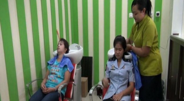 Ada Salon Kecantikan di Dalam Lapas Palembang