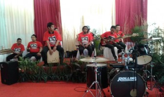 The Salemba Band Meriahkan Open House Natal dan Tahun Baru Menkumham