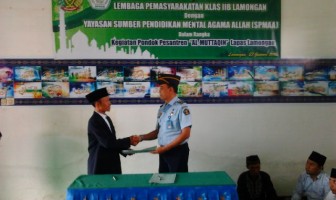 Lapas Lamongan Gandeng Yayasan SPMAA Giatkan Kembali Pesantren Di Lapas Lamongan
