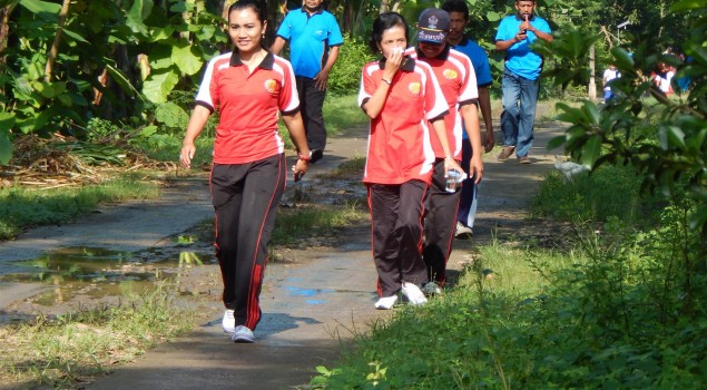 Rutan Bantul Meriahkan Jalan Sehat Antar Instansi