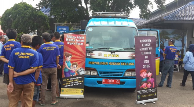 Lapas Pemuda Tangerang Kedatangan Mobil Penyuluhan Hukum Keliling