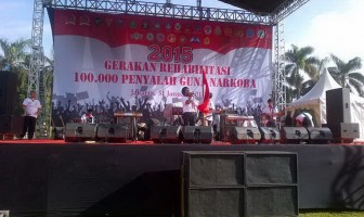 The Salemba Band Meriahkan Gerakan Rehabilitasi 100.000 Penyalah Guna Narkoba