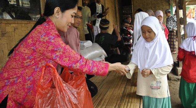 Aksi Solidaritas Rutan Rangkasbitung di Ponpes Anak-anak Kurang Mampu