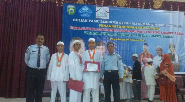 Tiga Santri Lapas Anak Palembang Diwisuda