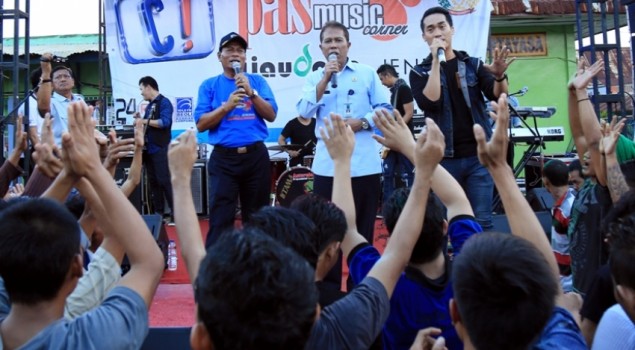 Hijau Daun dan Jendral Hibur Tahanan di Lapas Rajabasa