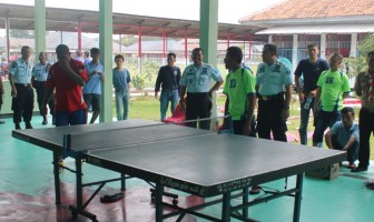 Laga Persahabatan Lapas Klas I Cirebon Vs Lapas Narkotika Cirebon