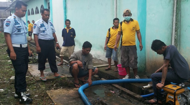 Perhatikan Kebersihan, Rutan Tanjung Redeb Lakukan Pembenahan Sanitasi