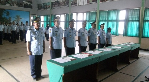 Lapas Madiun Lantik Enam Pejabat Eselon IV