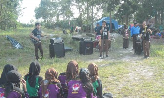 “Jeruji Band†Rutan Sambas Meriahkan 1st Sambas Forest Scout Camp 2015
