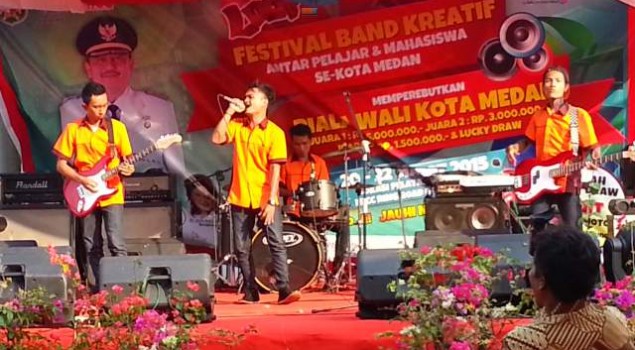 Anak Binaan LP Tanjung Gusta Juara Festival band Se-Kota Medan