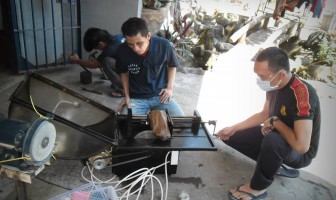 Napi Lapas Curup Dibekali Keterampilan Mengasah Batu Akik