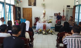 Uskup Agung Rayakan Paskah di Lapas Pontianak