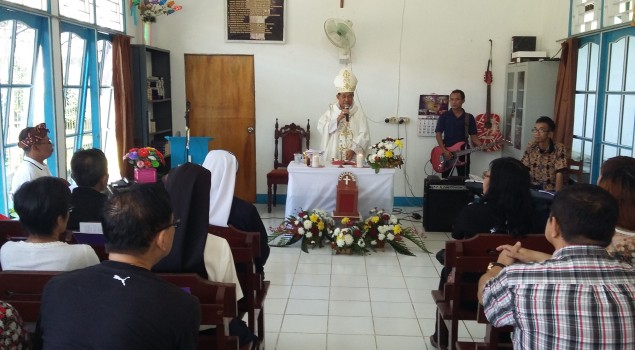 Uskup Agung Rayakan Paskah di Lapas Pontianak