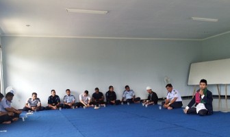 Gunakan Kantor Baru, Lapas Warungkiara Adakan Pengajian