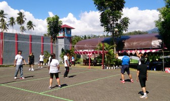 Lapas Bitung Tuan Rumah Turnamen Voli HARBAPAS