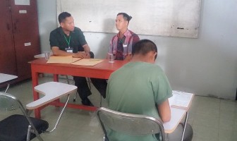 Tahanan di Lapas Anak Palembang Ikuti UN