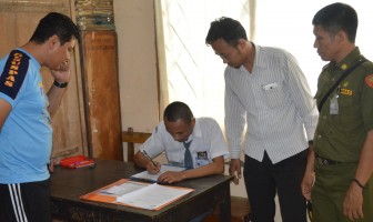 Seorang Siswa Laksanakan UN di Lapas Watampone