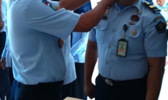 Sembilan Pegawai Rutan Pinrang Resmi Naik Pangkat