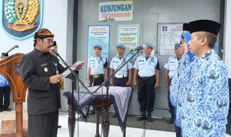 Bupati Tegal Lantik Pejabat Barunya di Lapas Slawi