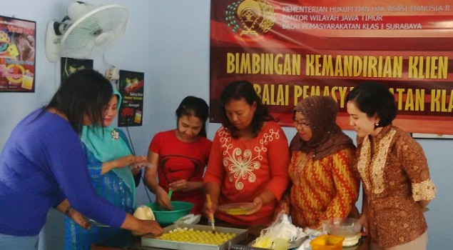 Bapas Surabaya Siapkan Klien Mandiri dan Berguna