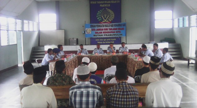 12 Orang Warga Binaan Rutan Prabumulih Ikuti Sidang TPP