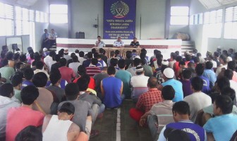 Kumpulkan WBP, Karutan Prabumulih Infokan Kegiatan HARBAPAS