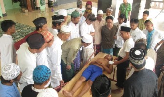 WBP Lapas Gunung Sindur Dilatih Tata Cara Pengurusan Jenazah,