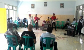 Band Andik Iringi Lomba Menyanyi di Lapas Anak Kutoarjo